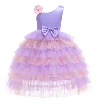 

5245 Ruffles Gauze Tutu Princess Easter Baby Girls Dress Summer Wedding Party Kids Dresses For Girls Wholesale baby girl clothes