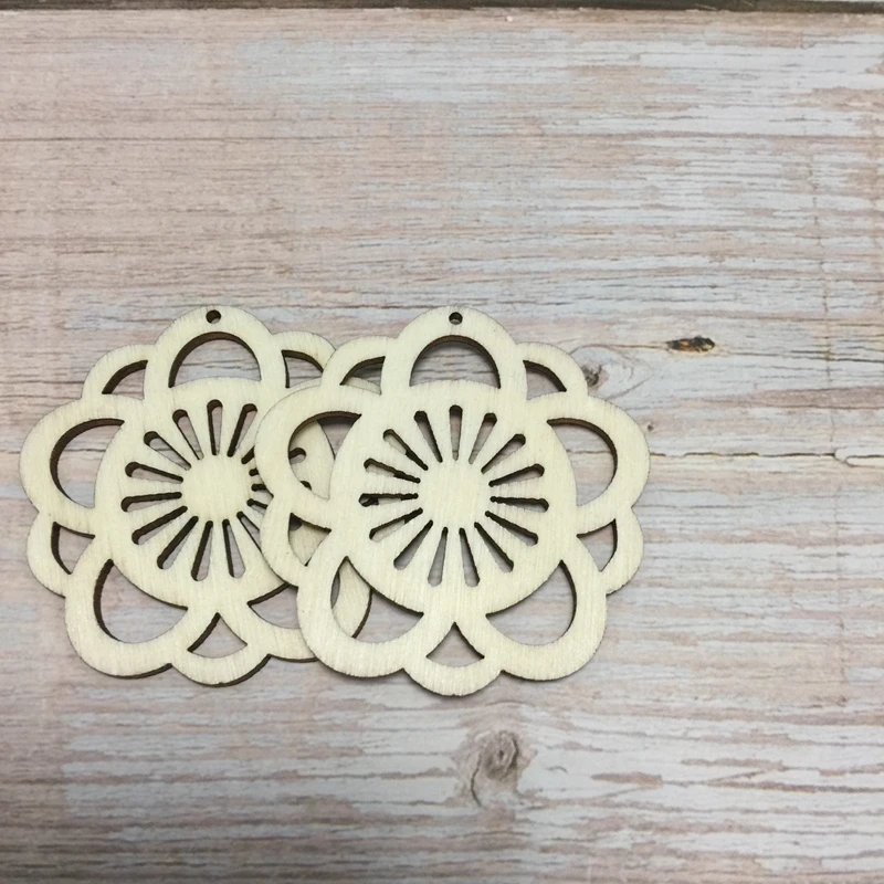 set of 30 floral circle flower earrings blank (6)