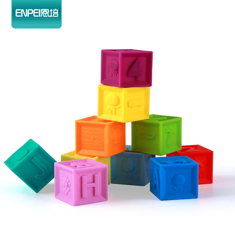 2psc красочные cube раннего образования Логические игрушки развития многоцелевой