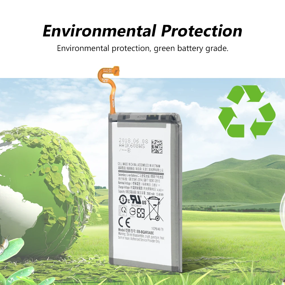 Аутентичная EB-BG965ABE батарея для samsung Galaxy S9 Plus G965F SM-G965 G9650 Lipo Li-Po литий-полимерная аккумуляторная батарея