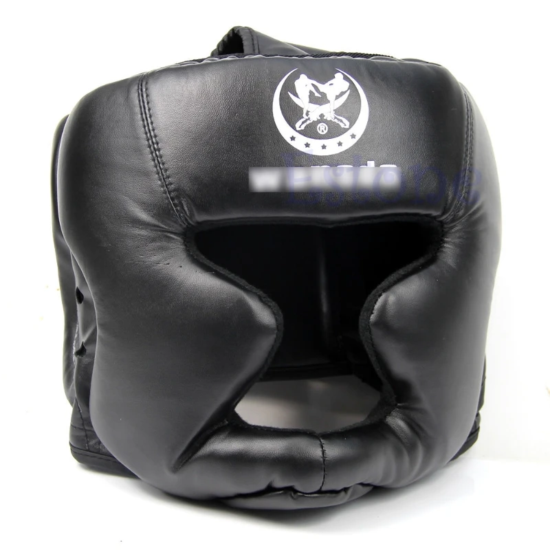 Black New Boxing Protective Gear Good Headgear Head Guard Training Helmet Kick | Спорт и развлечения