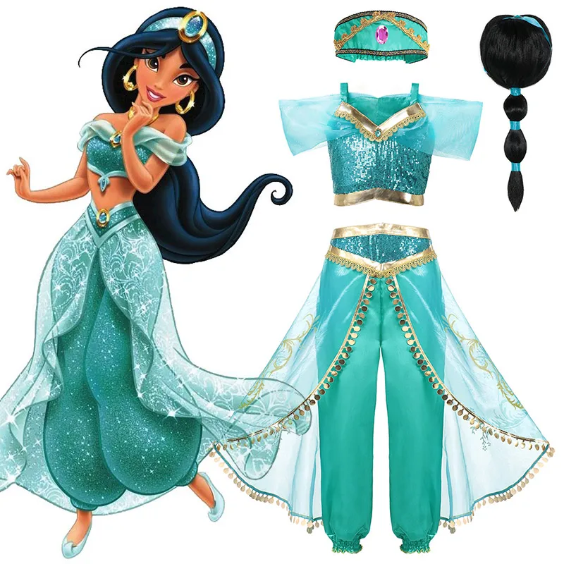 Kid Aladdin and the Magic Lamp's Princess Jasmine Top Pants Clothing