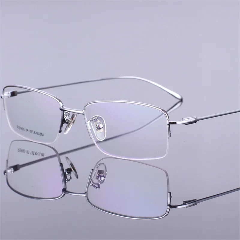 High Quality Men Glasses Frames Pure Titanium Full Frame Prescription Glasses Titanium Men