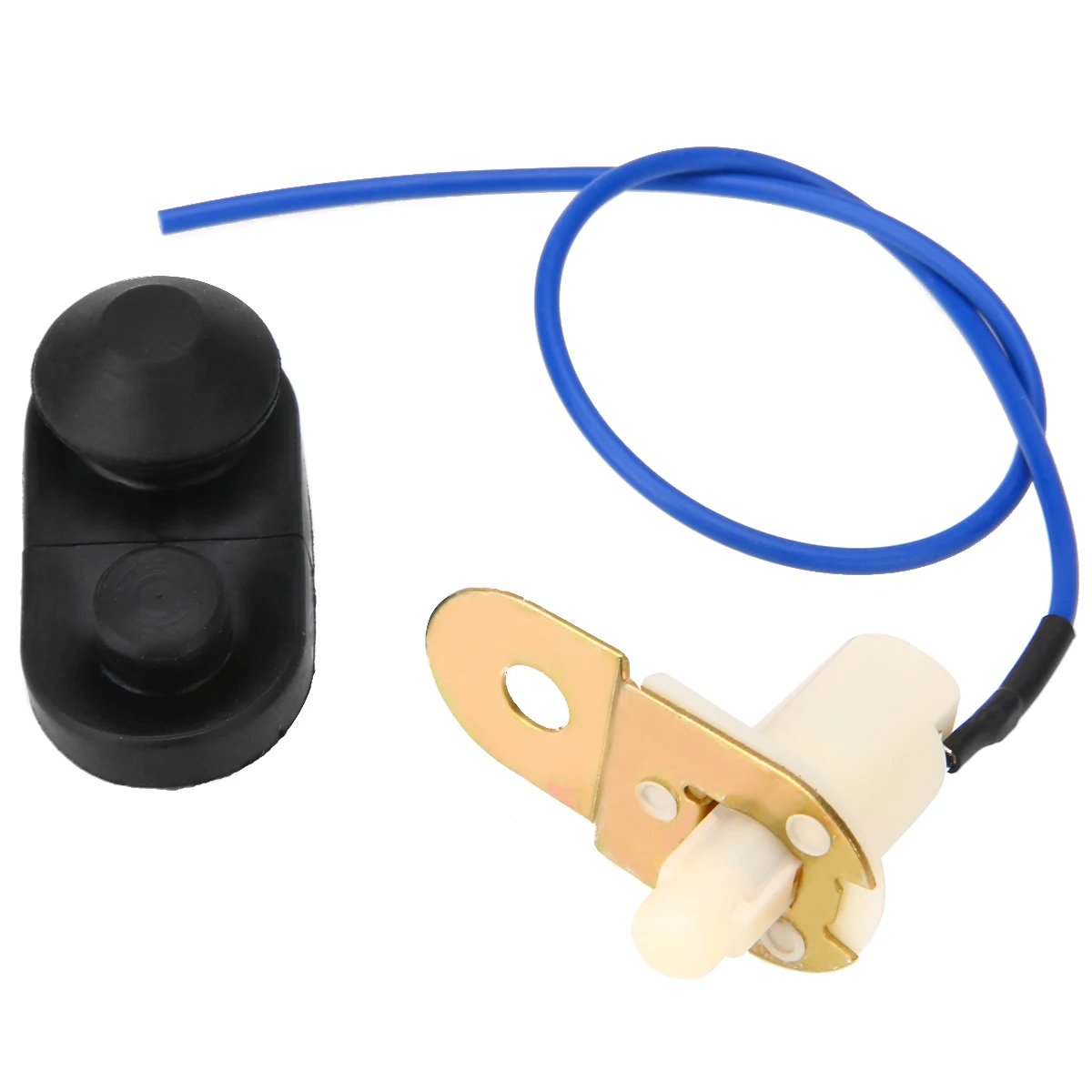 Car Switches & Relays 4pcs Universal Auto Car Interior Door Light Lamp Switch Button 5 x 2.5cm Black