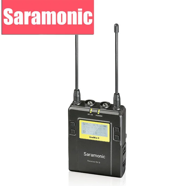 

Saramonic RX9 Receiver Unit with 3.5mm Output Cable & Camera Mounting Shoe for the UWMIC9 Wireless Microphone System