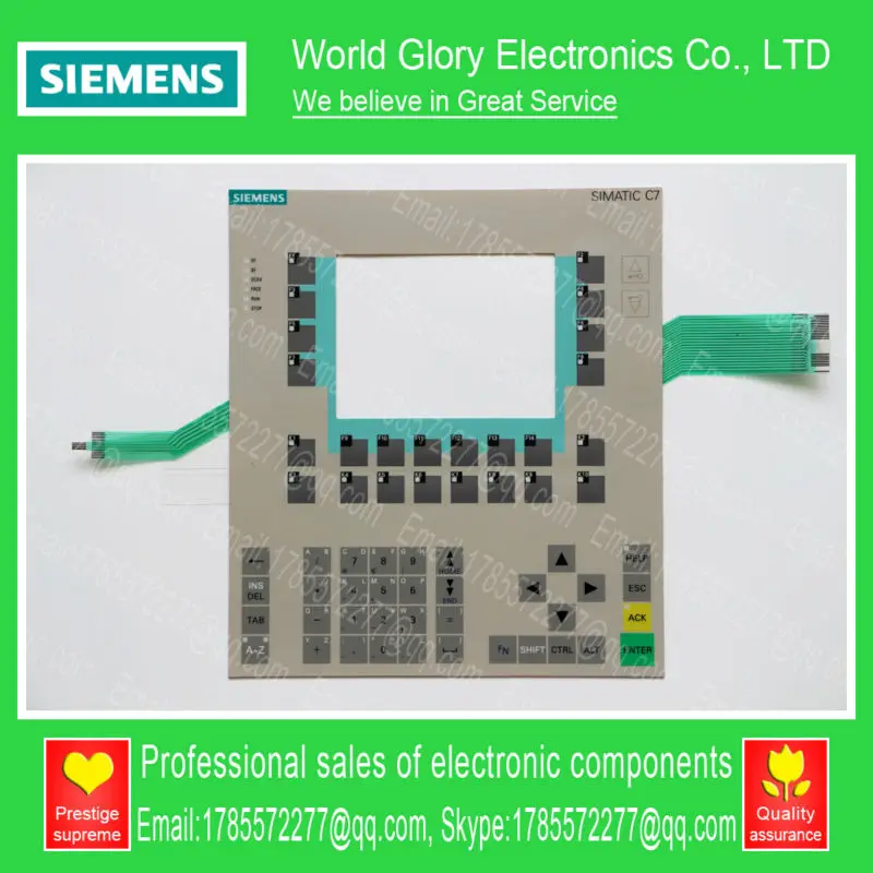 1 Pieces New C7-636 6ES7 636-2EC00-0AE3 Membrane Keypad
