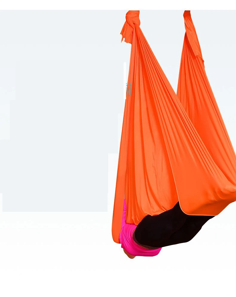 Премиум шелковая ткань Летающая воздушная Йога Комплект гамака для продажи
