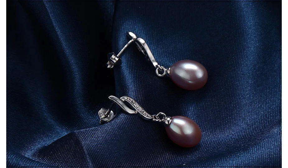 HTB1ocGabzvuK1Rjy0Faq6x2aVXaz - HENGSHENG 2019 Pearl Earrings Genuine Natural Freshwater Pearl 925 Sterling Silver Earrings Pearl Jewelry For Wemon Wedding Gif