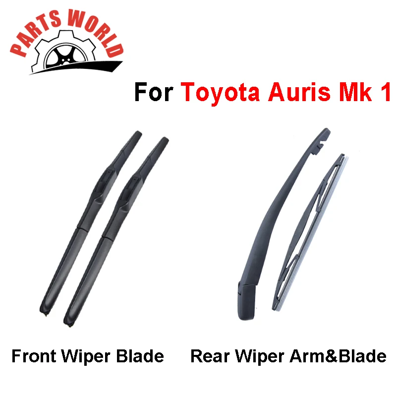 

Windshield Front&Rear Wiper Arm And Blade For Toyota Auris Mk 1 Japan 2006-2012 3/5-door Hatchback Window Glasses Brush