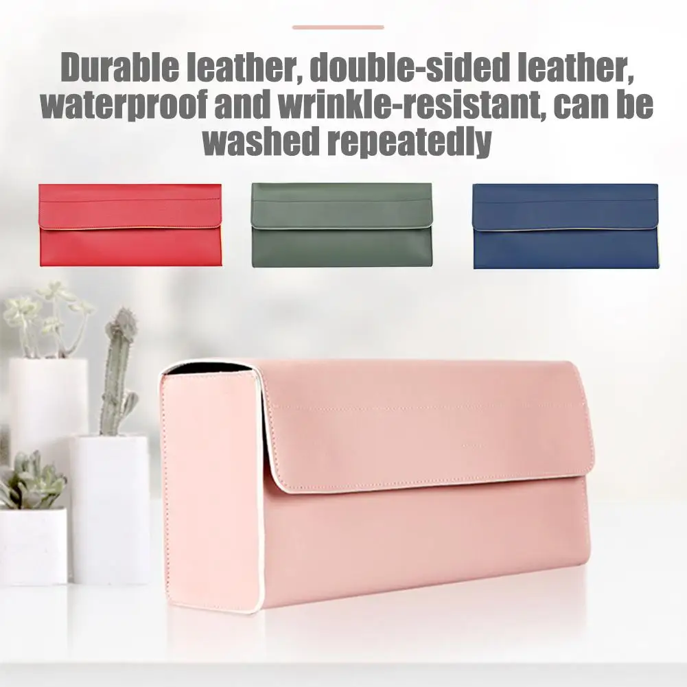 Portable Storage Case For Dyson Supersonic Hair Dryer Double-Sided Finishing Accessories Travel Home PU Leather Storage Bag#CW