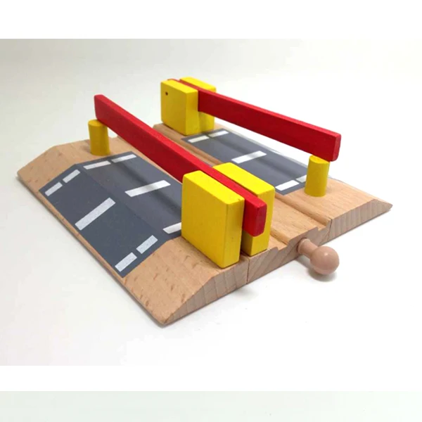 

D551 wood Parallel bar barrier suitable for electric rail train toys track game scene parts toy Compatible track