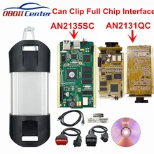 2021 pode clipe de interface de diagnóstico v203 clipe ferramenta scanner diagnóstico chip completo pode clipe ferramenta de diagnóstico an2131qc an2136sc chip