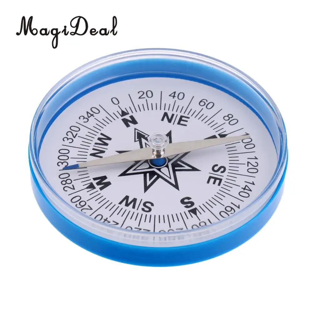 MagiDeal Professional 100mm Large Handheld Compass Safety Tools for Outdoor Teaching Camping Hiking Climbing Navigation Supplies