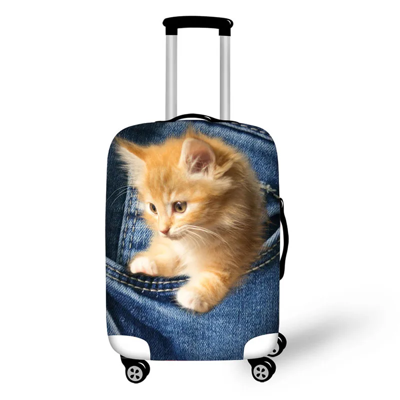 Pocket Animal Dog Travel Accessories Suitcase Protective Covers 18-32 Inch Elastic Luggage Dust Cover Case Stretchable Protect Pocket Animal Dog Travel Accessories Suitcase Protective Covers 18-32 Inch Elastic Luggage Dust Cover Case Stretchable Protect