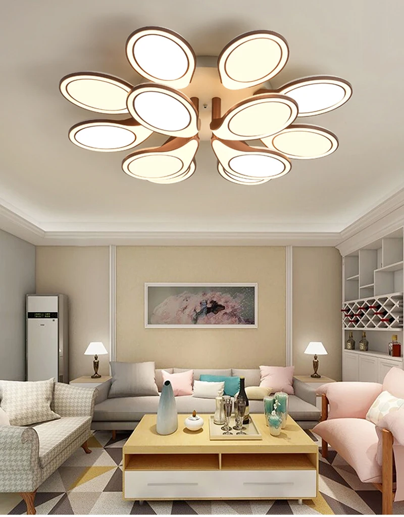 acrylic flower chandelier (12)
