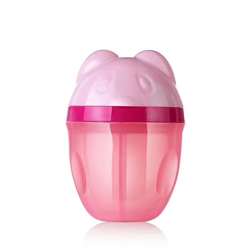 

1pcs Portable Cratoon Bear Box Nested Toys Early Education Feeding Toys Dispenser Container Cartoon Bear Toys Three Lattice Gift