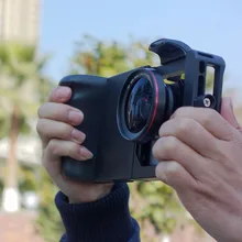 Smartphone Stabilizer Rig w/Wide Angle Macro Lens GND Filter Cinema Mount For iPhone 6 Plus Samsung HTC Motorola LG Sony OnePlus