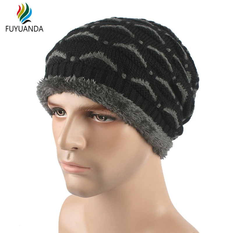 

Eye Pattern Beanies 2017 Outdoor Sport Caps With Velvet Lining Winter Autumn Keep Warm Cotton Ski Skullies Bone Feminino Chapeu
