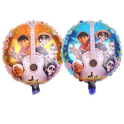 KUWANLE 10pcs/lot 45*45cm Coco Balloons Film Game Balloon Cartoon Mary Helium Birthday Party Supplies Decoration Globos | Дом и сад