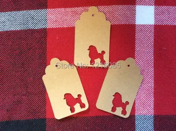 

Poodle Tag/Wishing Tree Tags/Gift Tags Thank You Tags for Confirmation, wedding birthday party Favor Tags