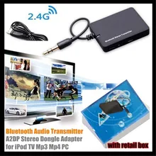 Мини 3,5 мм беспроводной Bluetooth аудио передатчик A2DP стерео Ключ адаптер для ТВ Mp3 Mp4 ПК Bluetooth аудио музыкальный приемник