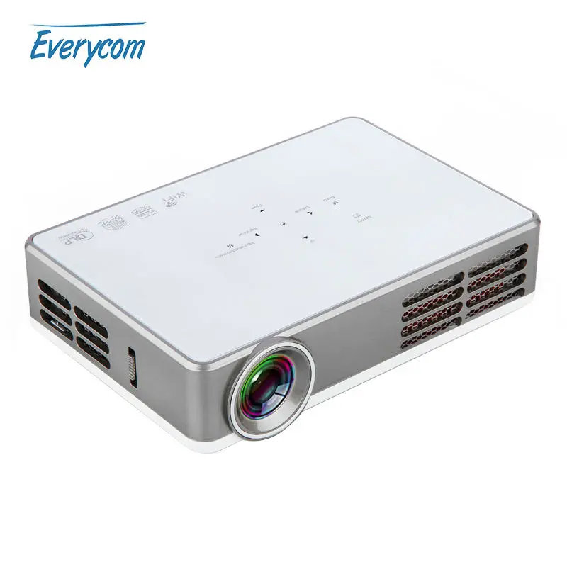  4000 lumens LED9 built-in android 4.4 wifi full HD 1080p mini DLP 600w active shutter 3D projector,convert 2D to 3D proyector 