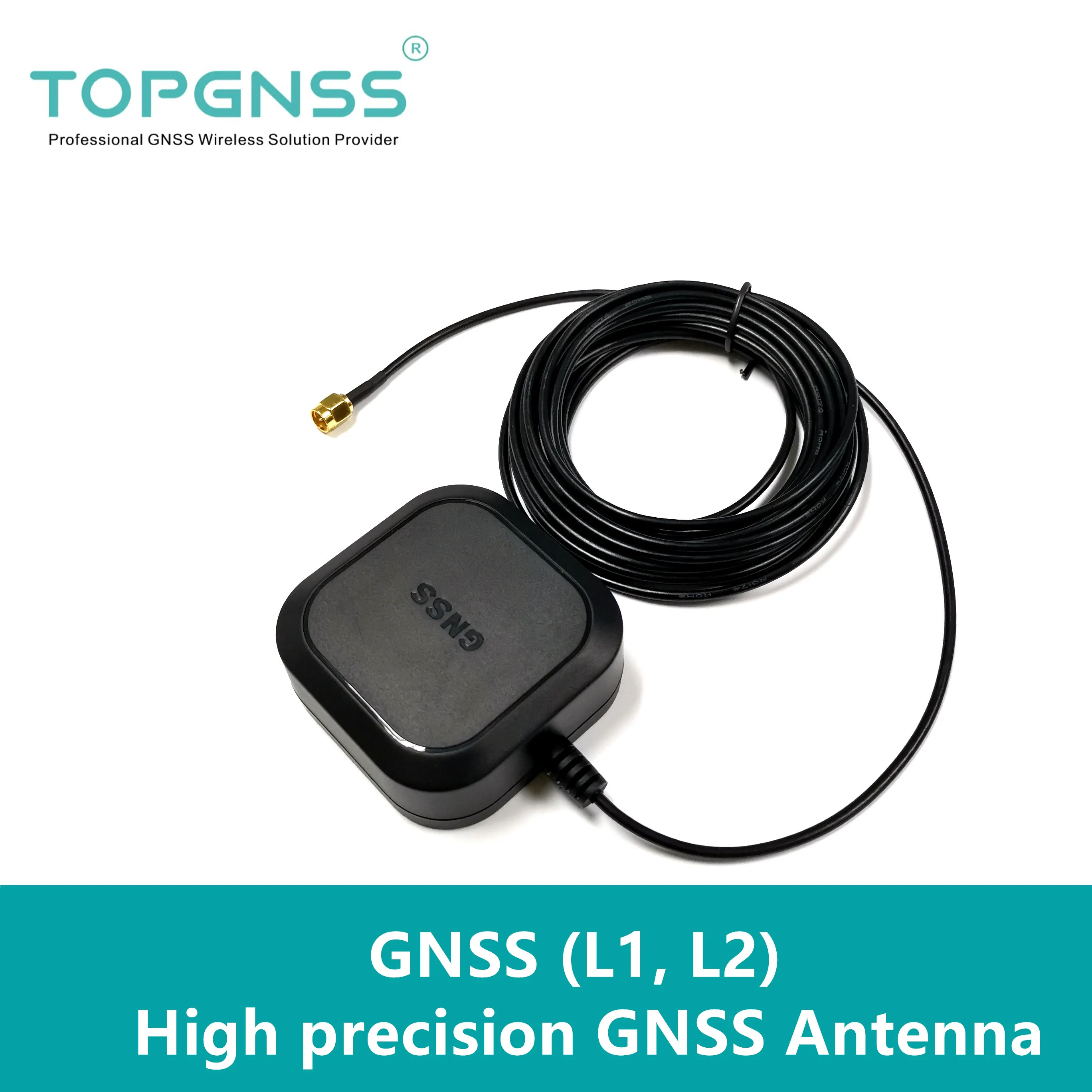 

ZED-F9P gnss module AN608 GNSS antenna RTK GPS Antenna SMA-J 5M GNSS GPS GLONASS GALILEO antenna for