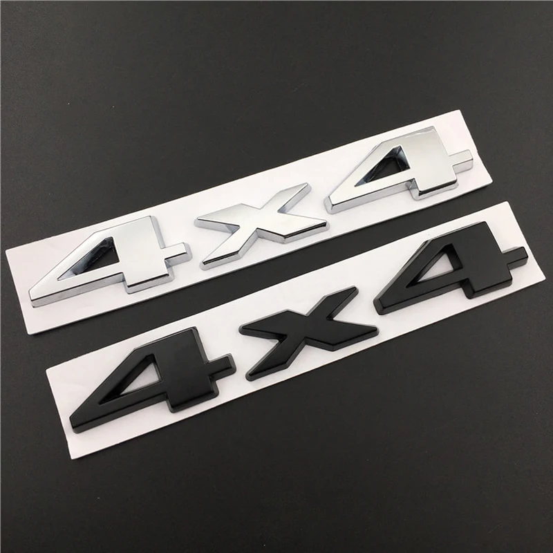 Металлическая 4X4 задняя наклейка для Jeep Compass Patriot Peugeot Toyota Dodge Volvo Land Rover Renault KIA MG