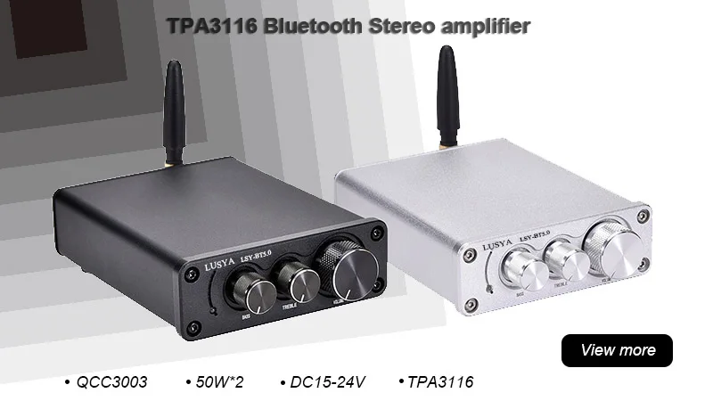 Lusya TDA7498E усилитель мощности аудио Плата 160 Вт* 2 Streo HIFI усилитель Поддержка BTL 200 Вт Цифровые усилители звука H2-002