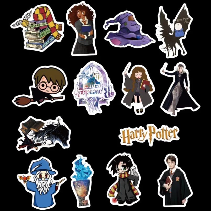 30pcs Harry Potter personality 3D stickers on laptop Bag Harry Potter Waterproof skateboard Funny Sticker Toys For Children 30pcs Harry Potter personality 3D stickers on laptop Bag Harry Potter Waterproof skateboard Funny Sticker Toys For Children