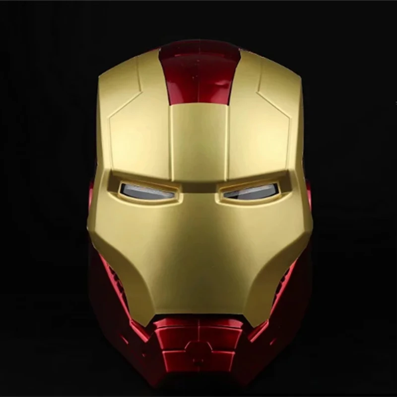 Avengers Iron Man Helmet Anime Ironman Mask 1:1 Scale Men Full Face Helmet PVC Action Figure Model Cosplay Prop Toys Doll Gift