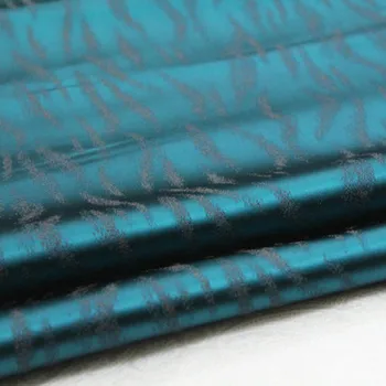 

NCF517 Blue/Red Golden Embroidered Jacquard Silk Brocade Fabric Chinese Wedding Cheongsam Dress Fabric DIY Sewing Silk Fabrics
