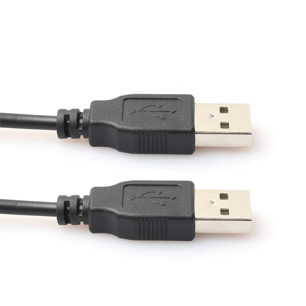 0,8 м USB 2,0 Тип папа-папа кабель высокая скорость 480 Мбит/с черный заводская цена Прямая поставка# T30