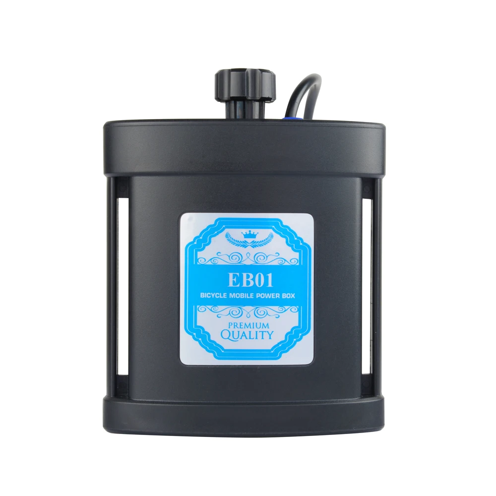 

USB 5.V + DC 8.4V 2x 26650 Water Resistant Battery Pack Case House Cover For Led Bike light Bicycle Lamp mobile phone