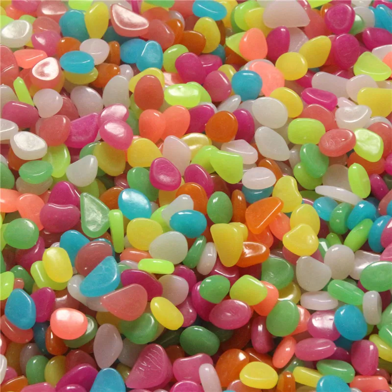 

10PCS Glow in the Dark Garden Pebbles Glow Stones Rocks for Walkways Garden Path Patio Lawn Garden Yard Decor Luminous stones