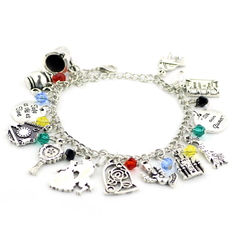 Beauty And The Beast Rose Bracelet