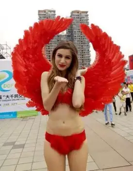 

classic nice feather lingerie shows angel wings auto shows props stage performance model catwalk shows props cosplay