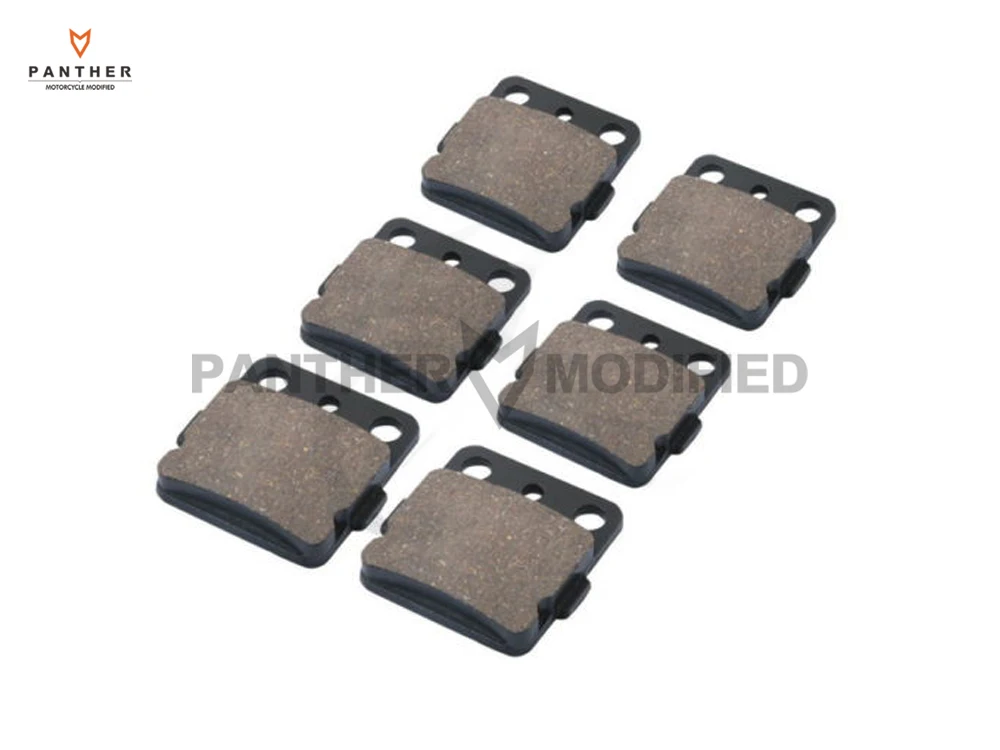 

6 Pcs Motorcycle Front & Rear Brake Pads case for YAMAHA ATV YFM 660 RAPTOR YFM660 2001 2002 2003 2004 2005