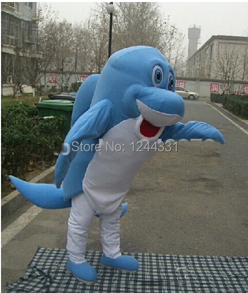 

New style Pink Dolphin Mascot Costume Suitable for different holidays! EMS Freee shipping