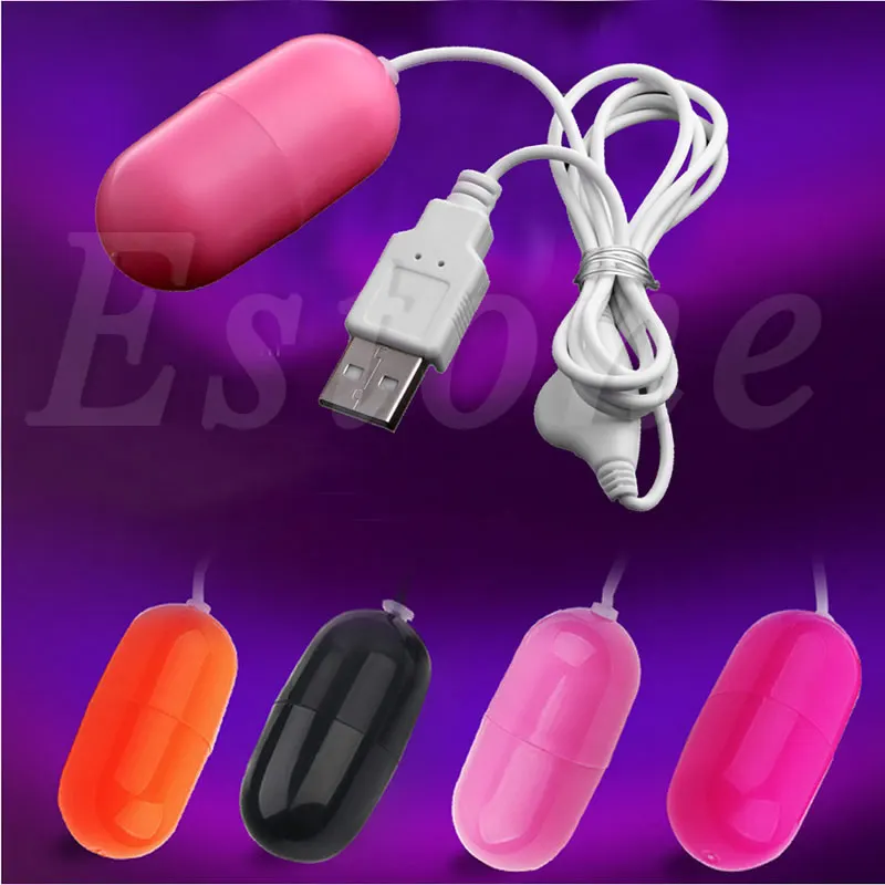 1PC Mini Portable USB Cable Powerful G Spot font b Dildo b font Vibrator Adult Product