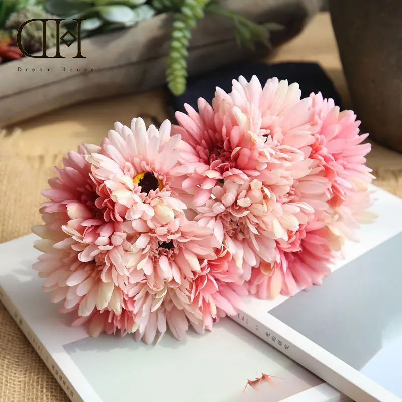 Дом мечты DH искусственный цветок Gerbera Jamesonii для альпинизма украшение дома