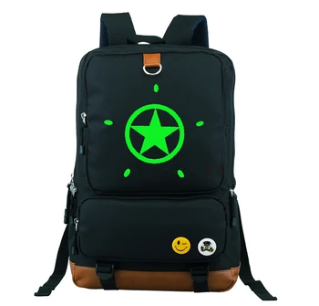 

Black Rock Shooter Backpacks Children Cartoon Noctilucent Bagpack Teenages Bag Students Rucksack Kids Star Travel School Bags