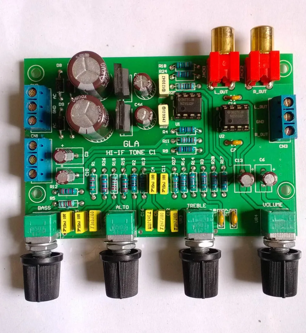 

Volume and Amplification of HIFI Three-Segment Tone Board