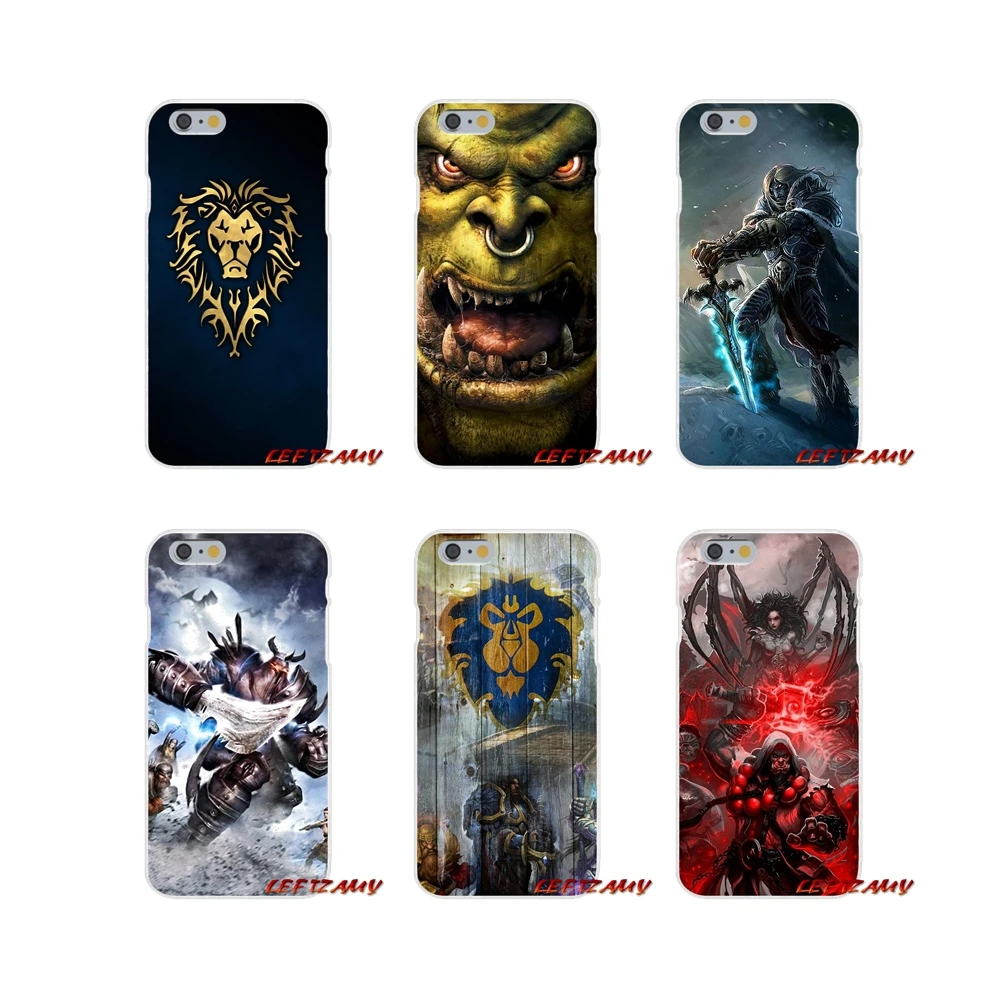 WOWs Logo World Of Warcrafts аксессуары для телефонов Чехлы iPhone X XR XS MAX 4 4S 5 5S 5C SE 6 6S 7 8 Plus |