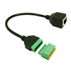 Câble femelle RJ45 8p8c vers terminal à 8 broches, 1 pièce, adaptateur RJ45 femelle vers connecteur à ressort ► Photo 2/6