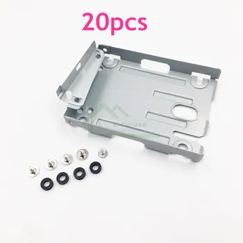 

[20PC/ LOT] New Hard Disk Drive Tray Replacement Mounting Bracket Replacement for PS3 Slim 4000 model with Screws