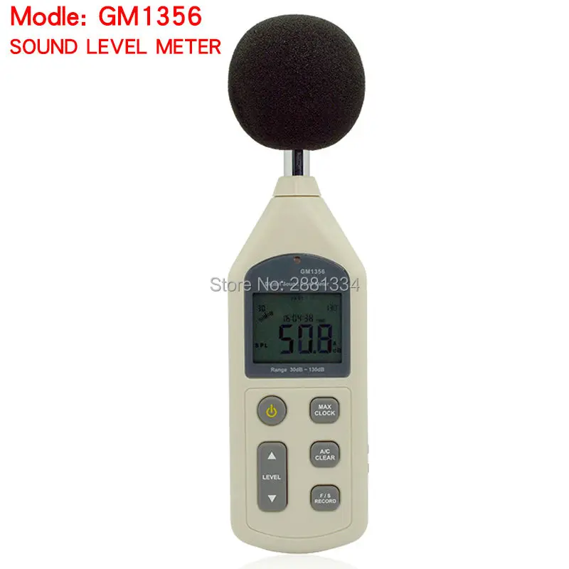 

Hight quality GM1356 Digital Sound Level Meter USB Noise Tester Meter 30~130 dBA 35~130 dBC ACDC Output with Analysis Software
