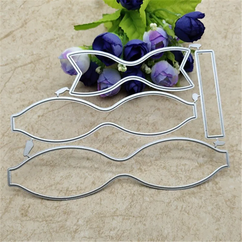 

3D bow Wedding Metal Cutting Dies Decorative Scrapbooking Steel Craft Die Cut Embossing Paper Cards Stencils