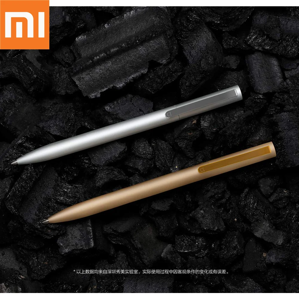 

Original Xiaomi Mijia Metal Sign MI Pens 0.5mm Signing Pens PREMEC Smooth Switzerland Refill MiKuni Japan Ink