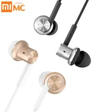 Оригинальный Xiaomi Наушники круг из металла HiFi Гибридный Earpods с микрофоном для телефона iPhone IOS Android MP3 MP4 3.5 мм Универсальный